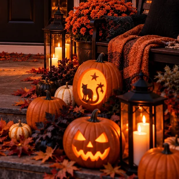 Decoración de Halloween interior y exterior