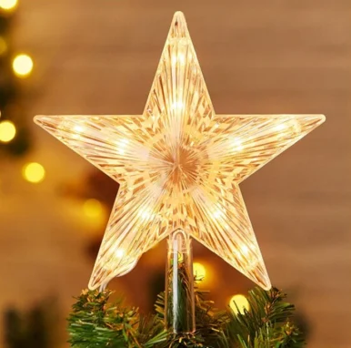 Golden Star Tree Topper